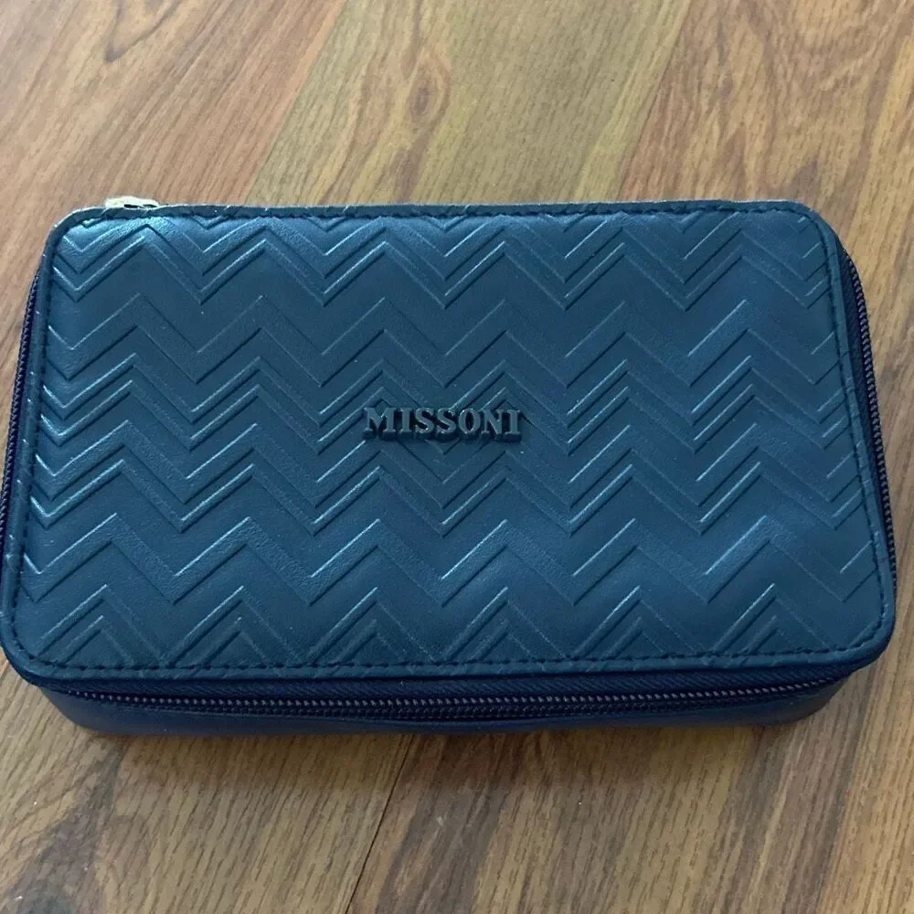 Missoni for delta navy bag travel bag cosmetic bag